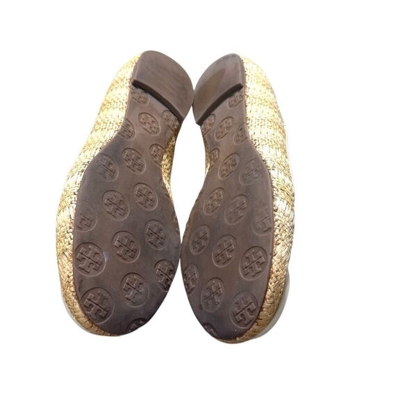 Tory Burch Reva Straw Flat  Size: 61/2 - Picture 8 of 8